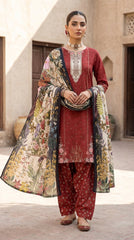Crimson Garden Opulence - Full front standing view