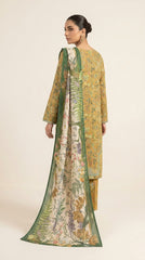 Golden Fern Luxe - Neckline embroidery detail