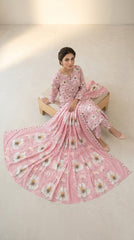 The Rose Petal Unstitched Lawn Suit