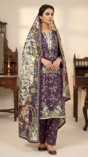 Plum Garden Reverie - Seated editorial view